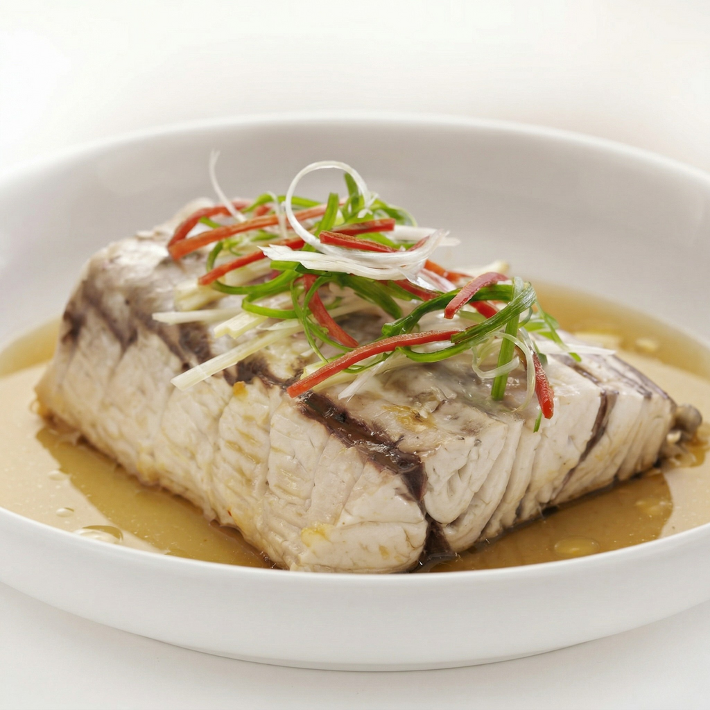 Hong Kong Steamed Fragrant Barramundi