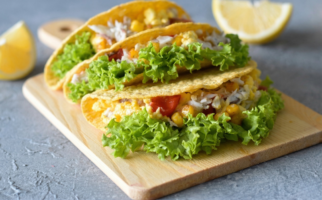 Barramundi and Egg Salad Tacos