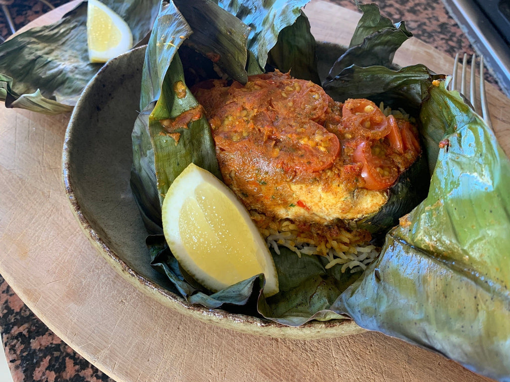 Baked Masala Barramundi with Spiced Basmati Rice