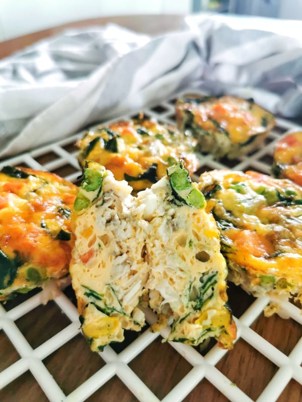 Barramundi and Pasta Egg Muffin (perfect for baby-led weaning)